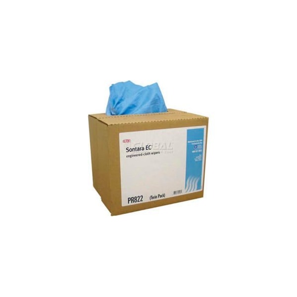 Hospeco Dupont Sontara EC Medium Duty/Low Lint Wipes, 12" x 16-1/2", 250/Case, M-PR822 M-PR822 - main